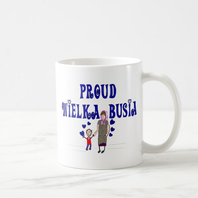 Polish Great Grandmother "Wielka Busia" Coffee Mug (Right)