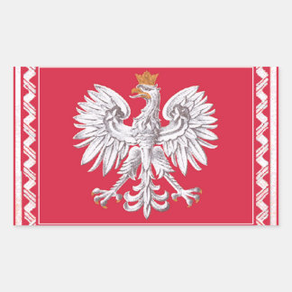 Polish Heritage Rectangular Sticker