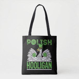 Polish Hooligan St. Patrick's Day  Tote Bag