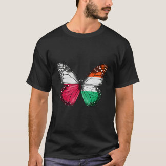 Polish Hungarian Flag Butterfly T-Shirt