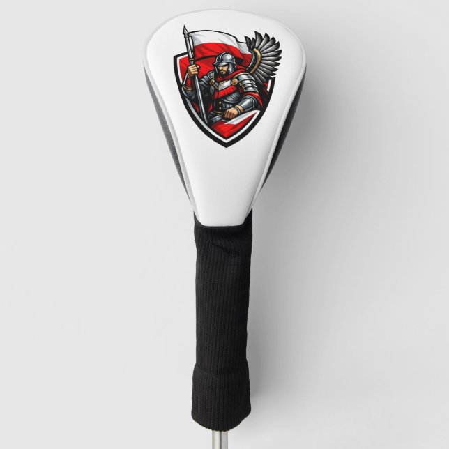 Polish Hussar Golf Head Cover (Front)