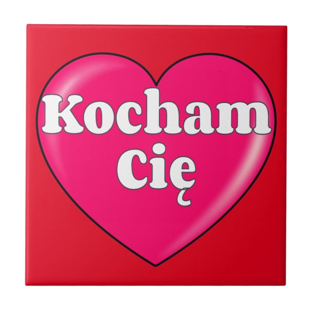 Polish - I love you Tile (Front)