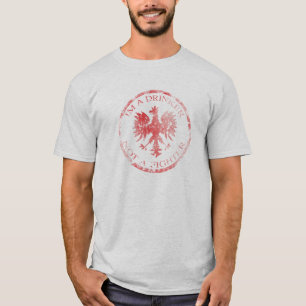 Polish Im a drinker not a fighter shirt