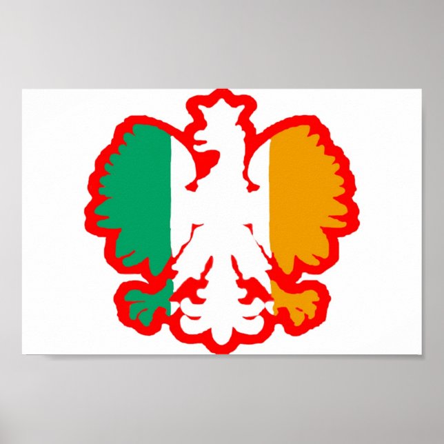 POLISH/IRISH FLAG POSTER (Front)