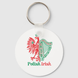 Polish Irish Key Ring