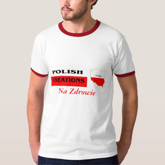Polish Logo 1, Na Zdrowie T-Shirt (Front)
