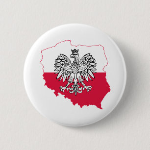 Polish Map Flag Button