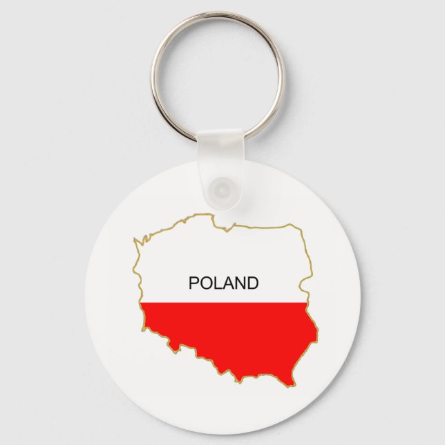 Polish Map png Key Ring (Front)