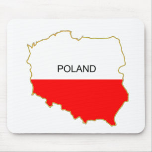 Polish Map png Mouse Mat