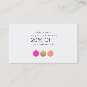 Polish Nail Salon Manicurist Customer Referral