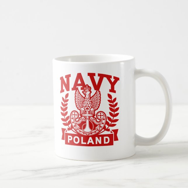 Polish Navy Coffee Mug (Right)