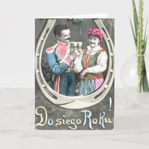 Polish New years day card