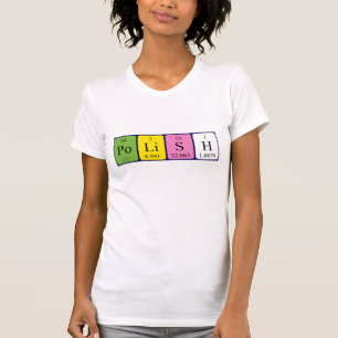 Polish periodic table patriotic shirt