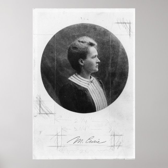 Polish physicist Marie Sklodowska Curie Poster (Front)