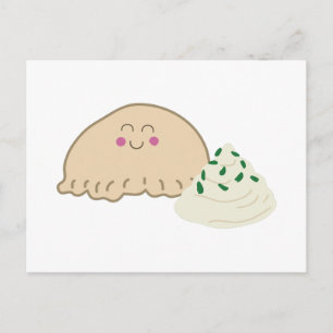 Polish Pierogi Postcard