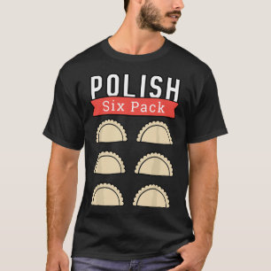 Polish Pierogi Six Pack Funny ABS gym T-Shirt