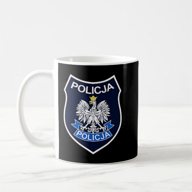 Polish Poland Police Policja  Coffee Mug (Left)