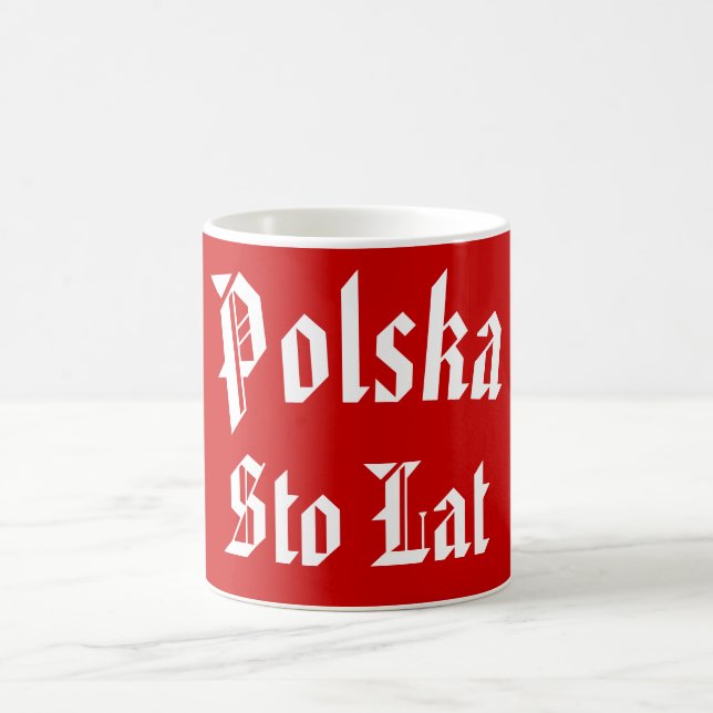 Polish Polska Sto Lat  Coffee Mug (Center)