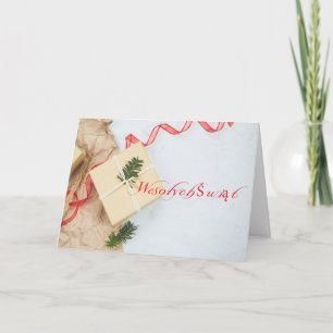 Polish/Polski - Merry Christmas/Wesołych Świąt Holiday Card