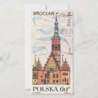 Polish postage stamp Wroclaw