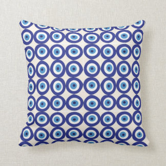 Polish Pottery Evil Eye Pattern Pillow
