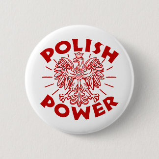 Polish Power 6 Cm Round Badge