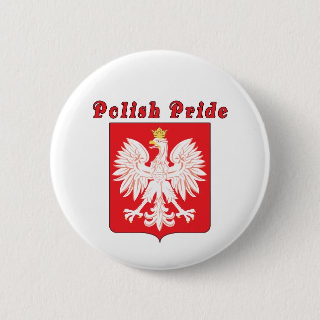 Polish Pride Eagle Button (Front)
