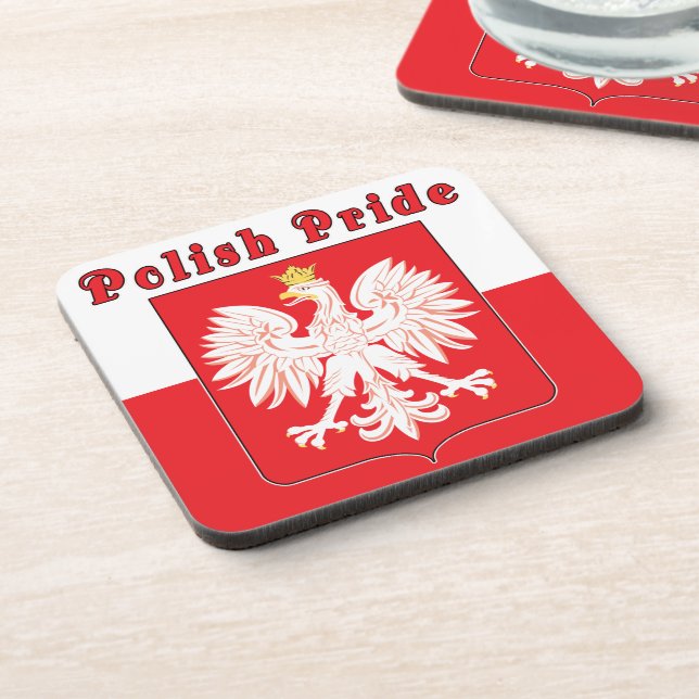 Polish Pride Eagle Coaster (Left Side)