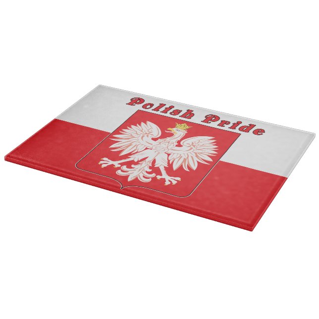 Polish Pride Eagle Cutting Board (Corner)