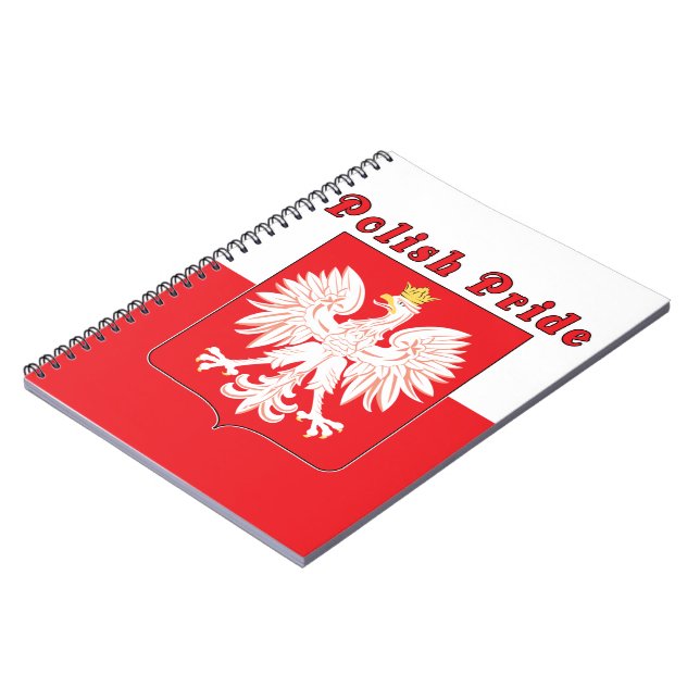 Polish Pride Eagle Notebook (Left Side)