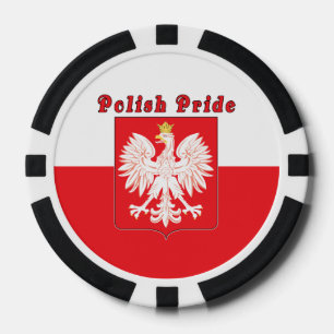 Polish Pride Eagle Poker Chips