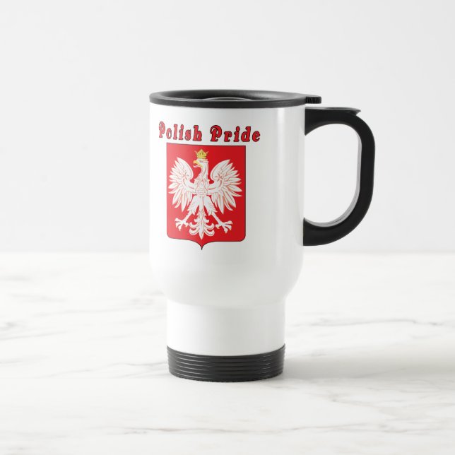 Polish Pride Eagle Travel Mug (Right)