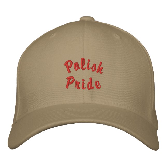 Polish Pride  Embroidered Hat (Front)