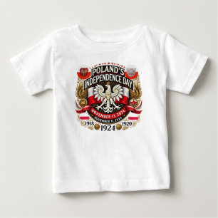 Polish Pride: Independence Day  for Toddlers Baby T-Shirt
