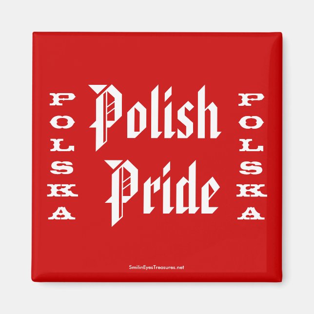 Polish Pride Polska  Magnet (Front)