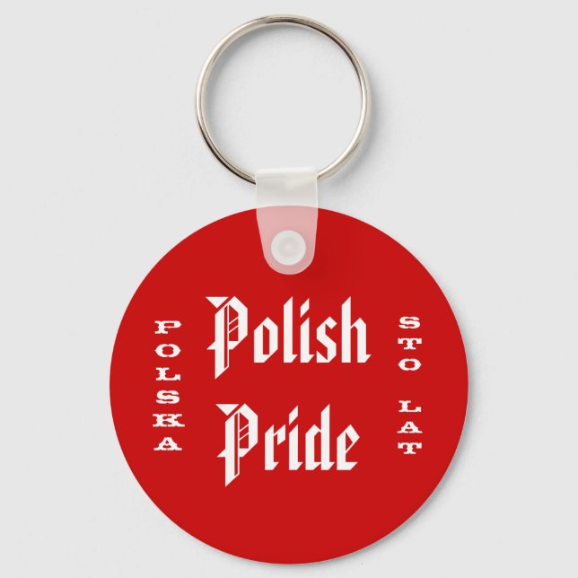 Polish Pride Polska Sto Lat Key Ring (Front)