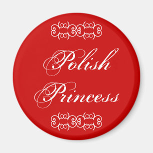 Polish Princess Cute Magnet