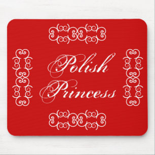 Polish Princess Cute Mouse Mat
