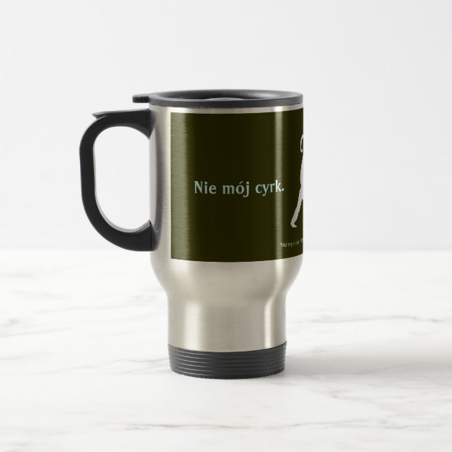 Polish Proverb Travel Mug (Left)