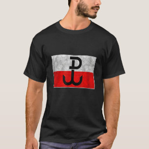 Polish Pw Armia Krajowa Poland Pride Anchor T-Shirt