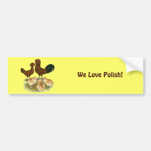 Polish: Red Family Bumper Sticker