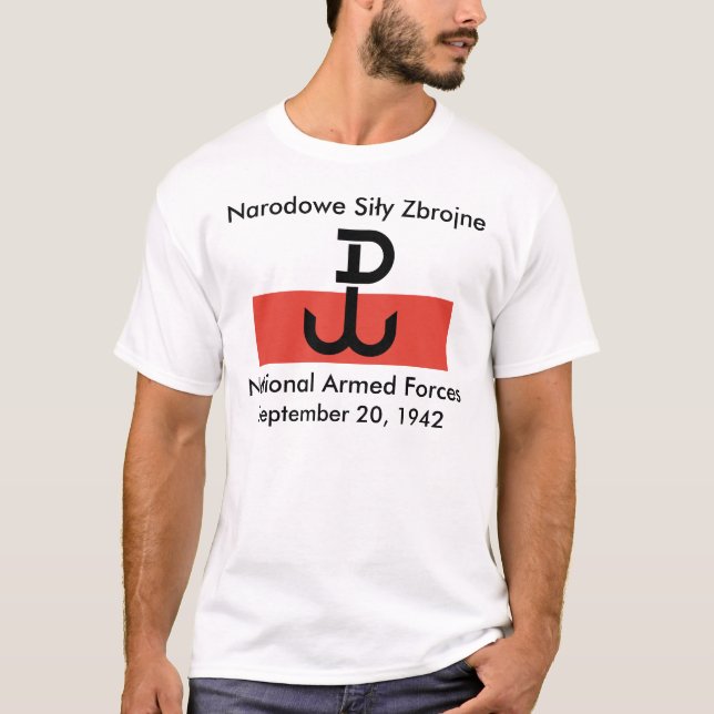 Polish Resistance (Mid-War) T-Shirt (Front)