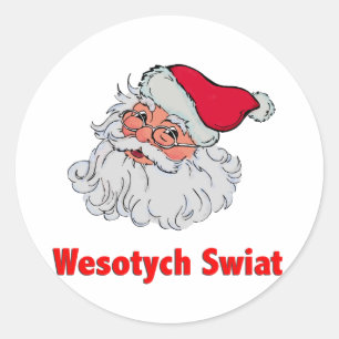 Polish Santa Claus #2 Classic Round Sticker