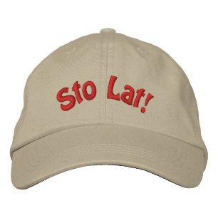 Polish Sto Lat Cute Embroidered Hat