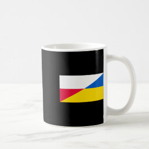 Polish Support For Ukraine Ukrainian Flag And Pola Coffee Mug