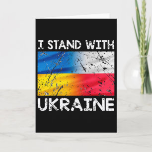 Polish Support Ukrainian Poland I Stand With Ukrai Card