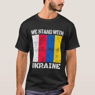Polish Support Ukrainian Poland We Stand With Ukra T-Shirt