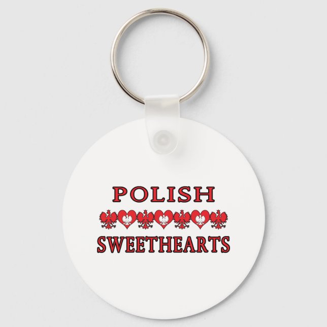 Polish Sweethearts Key Ring (Front)