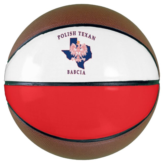 Polish Texan Babcia Basketball (Front)