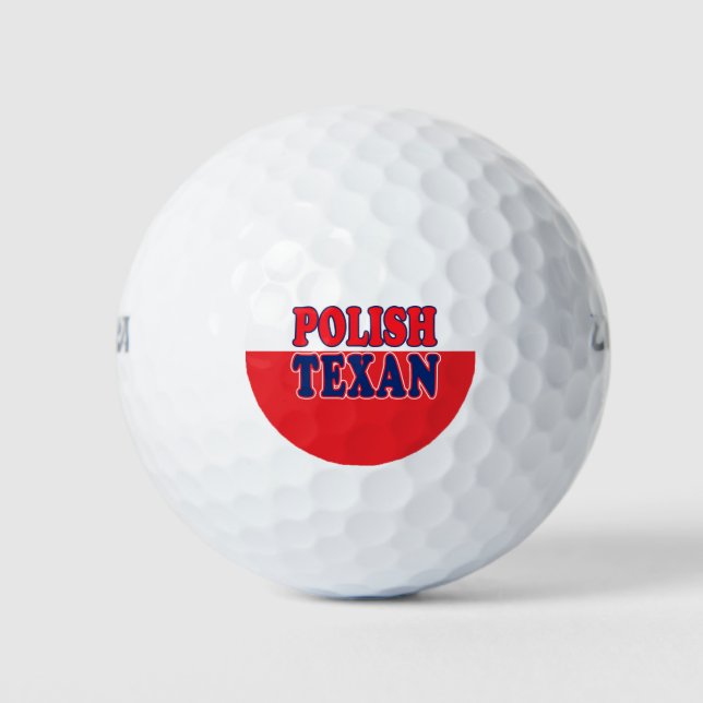 Polish Texan Golf Balls (Front)